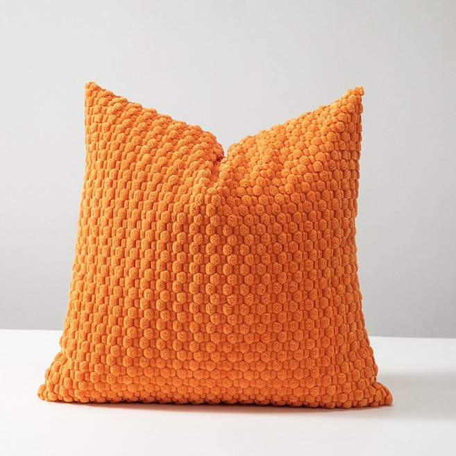 키미블랑 코듀로이 와플모양 심플 쿠션 커버