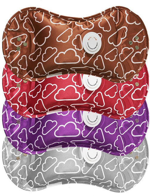 [1+1행사 총2개] 핫워터 구름모양 충전식 온수찜질기 찜질팩, 회색+회색