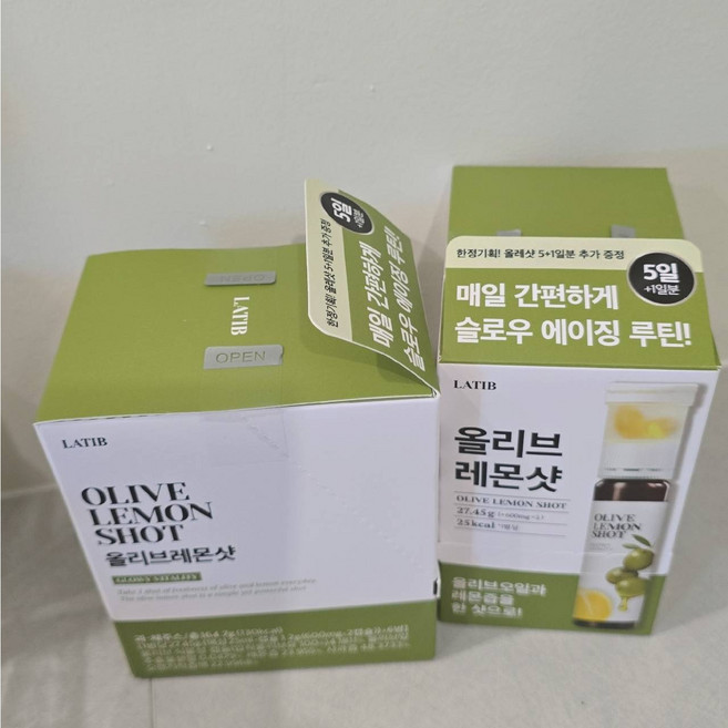 LATIB Olive Lemon Shot 檸檬飲, 6個, 25ml