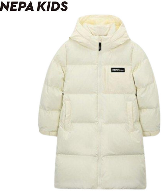 [매장발송] 네파키즈 아동용 덕다운 롱패딩 점퍼 유치원 초등 등원 외출 운동 남아 여아 주니어