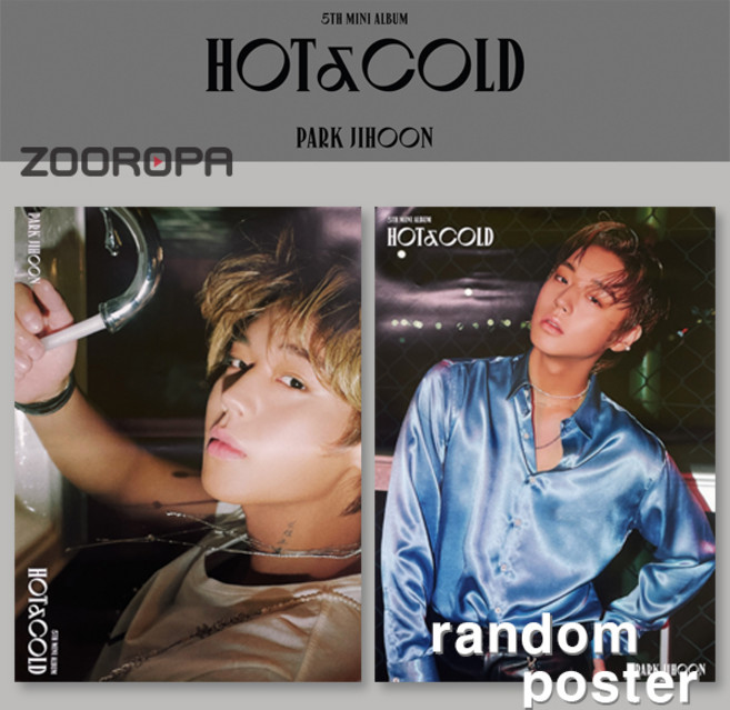 [1포스터] 박지훈 미니앨범 5집 HOT & COLD (브로마이드1장+지관통)