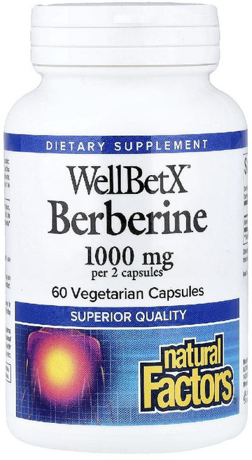 내추럴팩터스 웰벳엑스 베르베린 500mg(2정 1000mg) 매자나무 열매 60정, 1개
