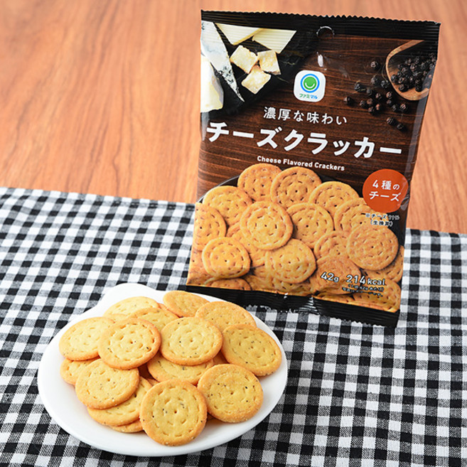 패밀리마트 네가지 진한 치즈맛 크래커 42g 6개 세트