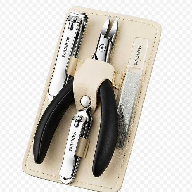 클라로 마카롱 네일 니퍼 세트, 1세트, 블랙