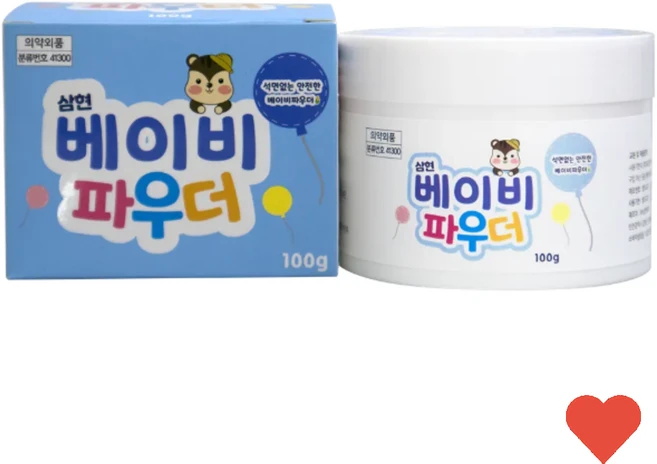 아기 용품 베이비파우더 100g 1개 땀띠 신생아 유아 엉덩이 - 쿠팡