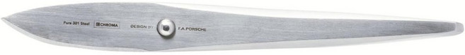Chroma 크로마 타입 301 포르쉐 디자인 굴 나이프 칼 5.1 cm, 1개