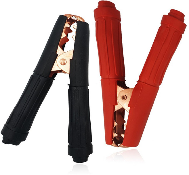 어스집게 300A 약어집게 대용량 배터리 접지용 용접기 흑색 / 적색, 1개