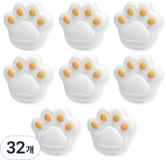 발바닥 코너 보호대, 화이트, 32개