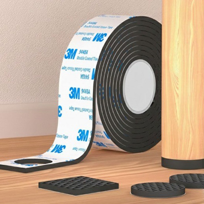 이지엔고 잘라쓰는 의자 소음방지 패드 스티커 2M, 1개