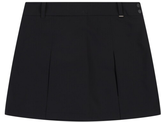 볼빅 여성 골프 에센셜 세미 A라인 맞주름 큐롯 VLCUP291_BK 3164686