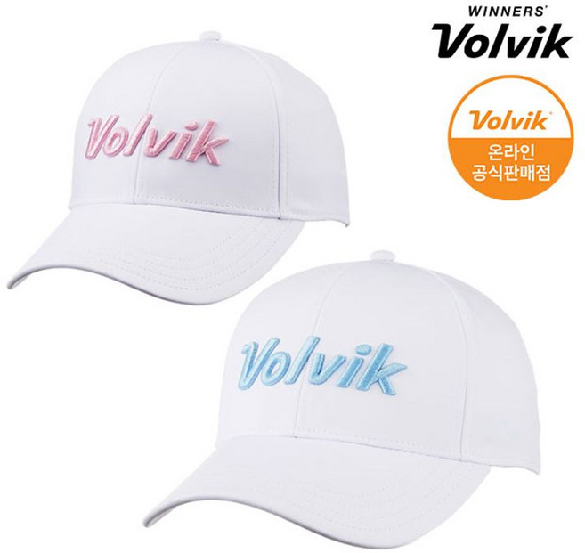 볼빅 VBDB 시그니처 여성 골프모자, 화이트블루, 화이트블루