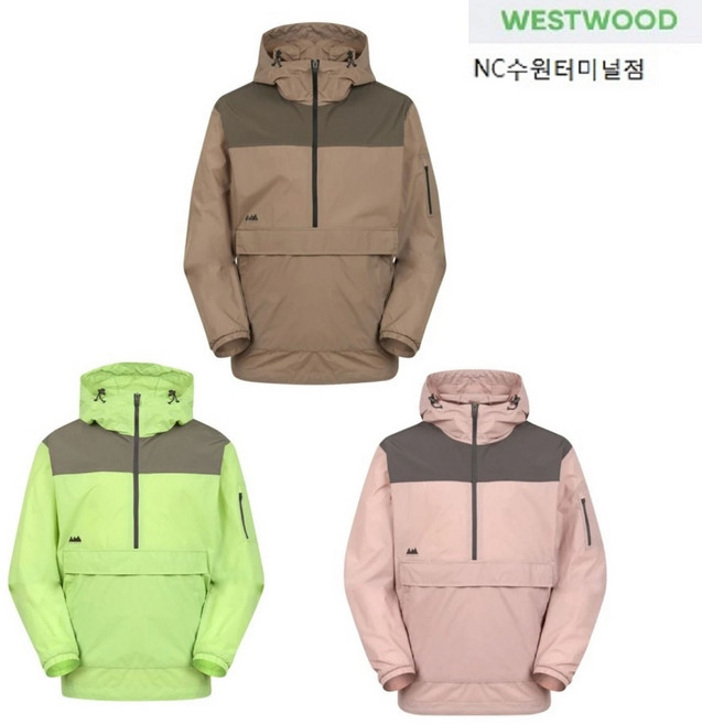[웨스트우드] 남여공용 아노락 배색 후드 자켓 WN1MTJW235 NC수원터미널
