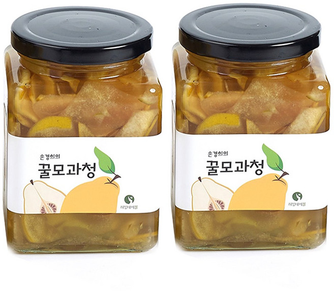 허밍테이블 홈카페 꿀모과청 청도모과 답례품, 500g, 1개입, 2개