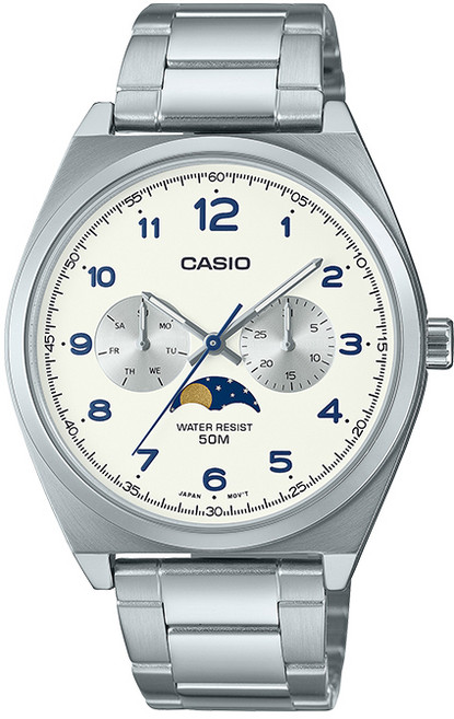 CASIO 카시오 MTP-M300D-7A 남성 문페이즈 비즈니스 메탈시계