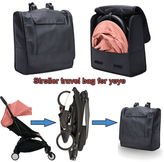 유모차 여행 배낭 방수 블랙 두꺼운 보관 가방 비행기 가방 요요 2 요요 3 요야 유모차 액세서리