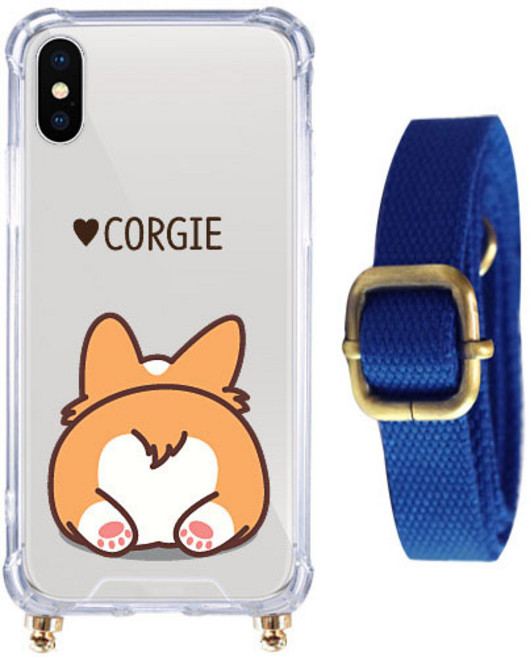 갤럭시 A32 LTE 핸드폰 목걸이 케이스 스트랩 360 면 소재