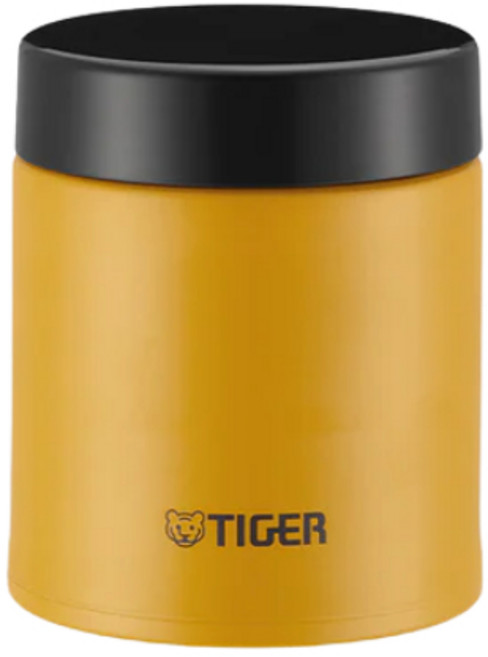 TIGER虎牌 真空保溫食物罐 MCJ-K050 MCJ-K075 不鏽鋼材質 多色可選 500ml/750ml, 孟加拉虎黃, 1個, 500ml