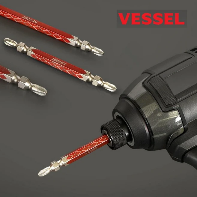 베셀 다이아몬드 고사이 비트 엑스하드강 컬러비트 토션 임팩 전동드릴 비트날 단비트, 1개 - 쿠팡