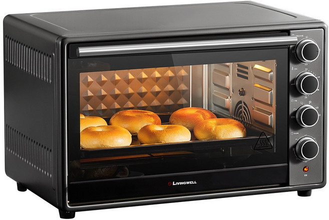 리빙웰 46L 컨벡션 오븐 홈베이킹 제과 제빵 가정용 OV460