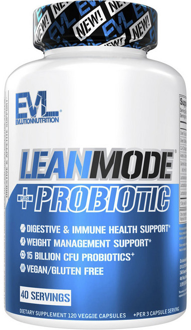 EVLUTION Nutrition LeanMode + 素食膠囊, 1個, 120錠