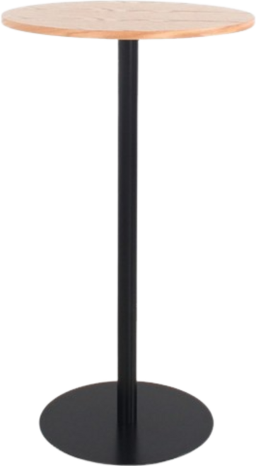 HFT LOFT 北歐工業風圓形吧檯桌, 原木色, 1個
