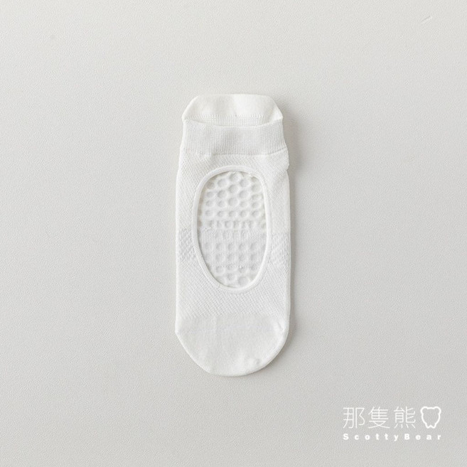 ScottyBear 那隻熊 專業瑜珈襪，普拉提防滑矽膠女襪，露背短襪，運動減震地板襪 ZR019