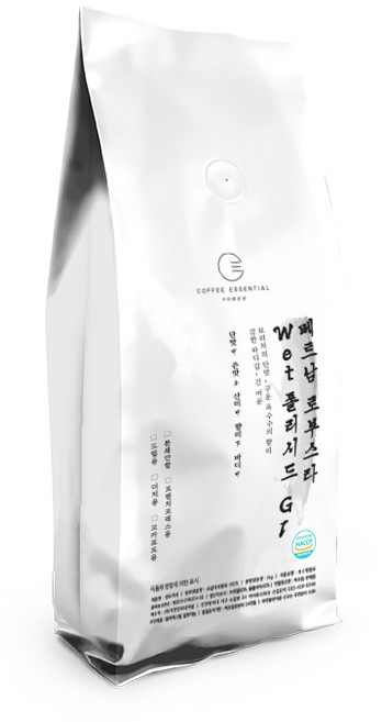 [커피에센셜] 베트남 로부스타 1kg, 분쇄안함(홀빈), 1개