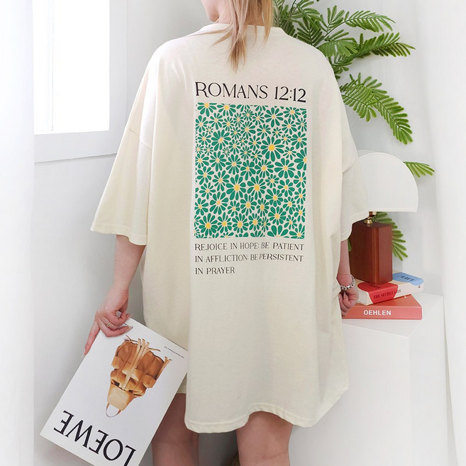 [제니블리] 프레이어 빅사이즈 반팔티 5XL 2COLOR // 국내생산 55~99까지 루즈핏 오버사이즈 박스티 티셔츠 남녀공용 홈웨어