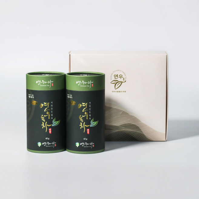 연우제다 하동 녹차 우전 40gx2, 40g, 1개입