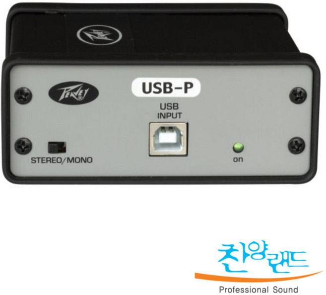 찬양랜드 Peavey USB-P DAC DI BOX / 다이렉트박스 USB 오디오장치 국내정품