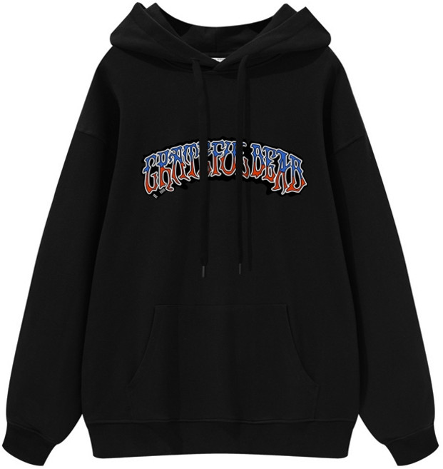 봄 가을 오버핏 락밴드 그래픽 후디 면 후드티 Grateful Dead