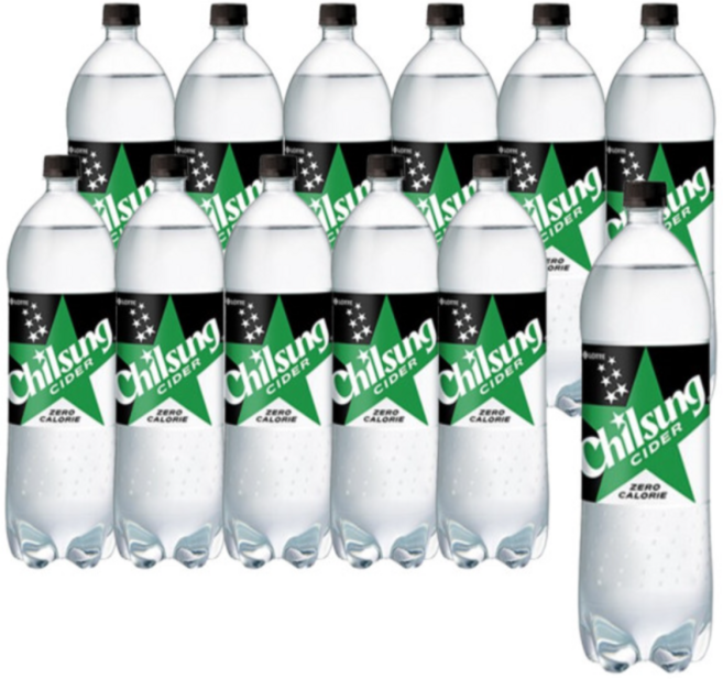 롯데칠성음료 칠성사이다 제로 1.5L 12개