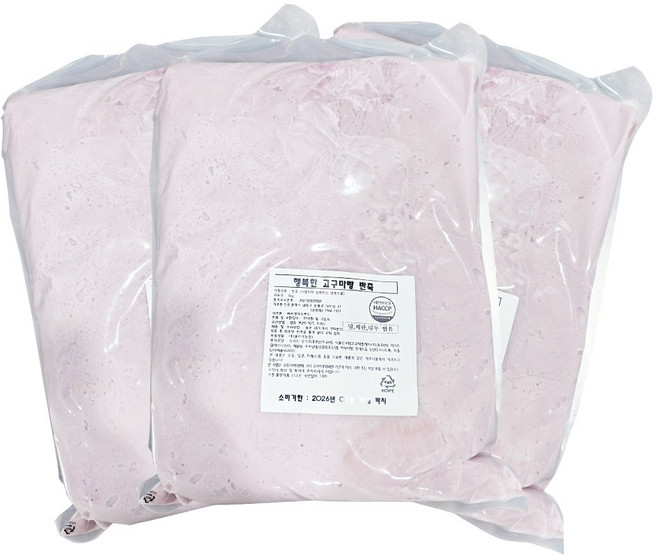 고구마빵 반죽 15kg 붕어빵 잉어빵 다용도 재료, 5kg, 3개