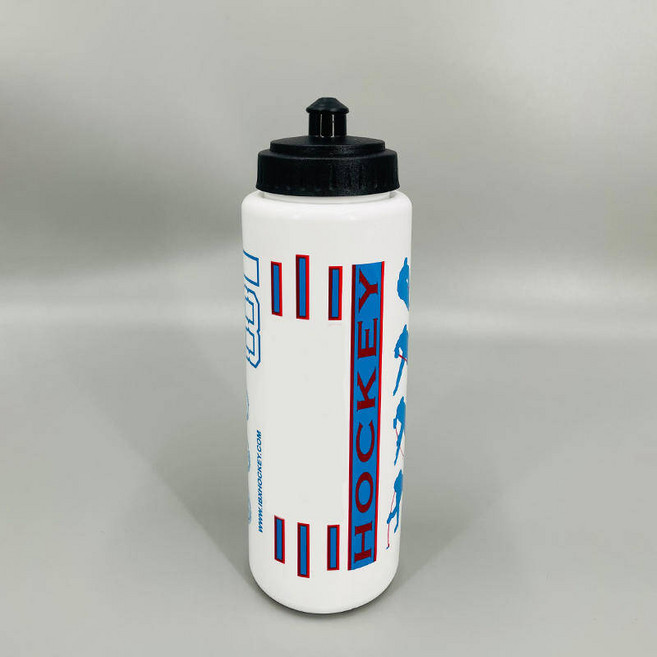 아이스하키 물병 하키 스퀴즈 수화 야구 복싱 사이클링 소프트볼 라크로스 스포츠 물컵 긴 빨대 스프레이 캡 포함 1L, 옵션04) White-Short nozzle, 1개