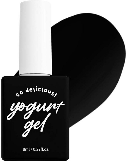 요거트 그로서리 컬러 젤네일, 80번 리얼블랙, 8ml, 1개