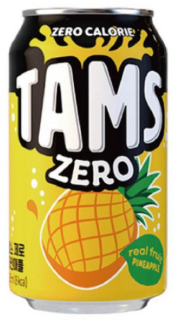 롯데칠성 탐스제로 파인애플 (355ml x 20개입), 355ml, 20개