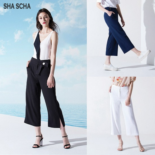 [샤샤] [홈쇼핑인기] 썸머 와이드 쿨 팬츠 1종