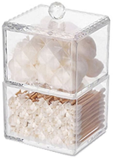 뷰티 커버 케이스 덮개 화장품 2단 레이디와이 스킨 화장솜 13887PC 1개, 색상