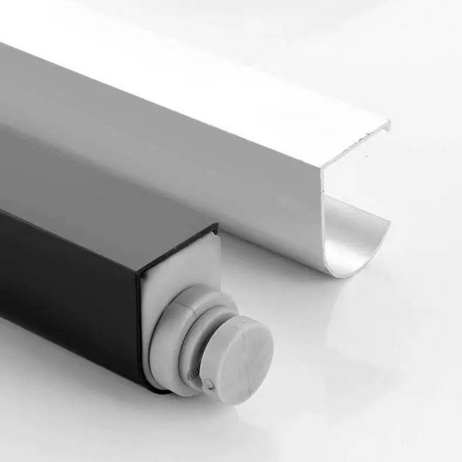 슬라이드 도어 클로저 미닫이용 문닫힘 미닫이 유압 자동문, D. 가벼운 도어 흰색 커버, 1