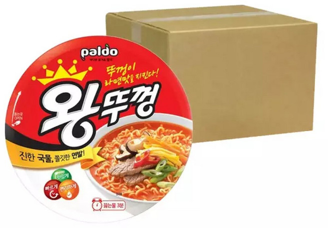 팔도 왕뚜껑 오리지날 110g 18개