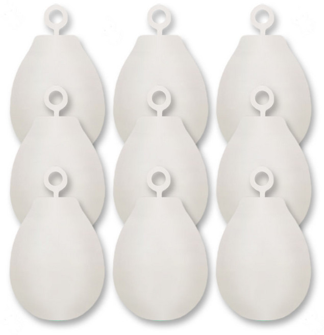 강추 야광 물방울추 봉돌, 3세트, 3개입