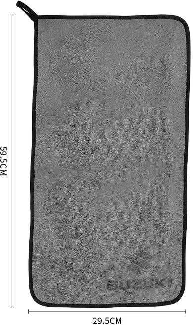 자동차 세차용 마이크로파이버 타월 엠블럼 청소 건조용 천 스즈키 그랜드 스위프트 짐니 비타라 발레노 SX
