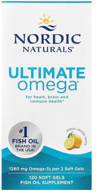노르딕 내추럴스 오메가3 Ultimate Omega 오메가 1280mg 소프트젤 120정 (소프트젤당 640mg), 1개