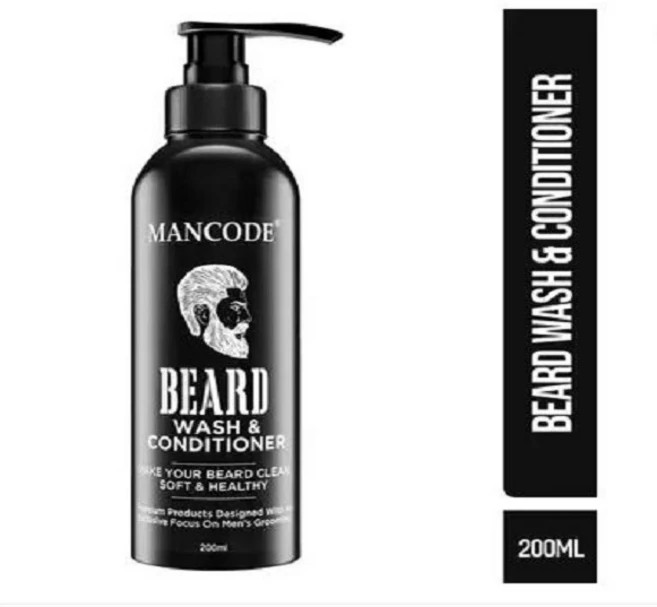 MANCODE 2 in 1 Beard Wash & Conditioner (200ml) Makes your Beard Clean Soft & Healthy Increase Man, 1개, 58g - 쿠팡