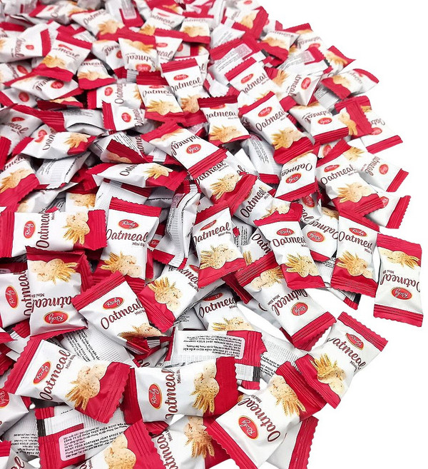 오트밀 미니바이트 인간사료 대용량 귀리과자 200개