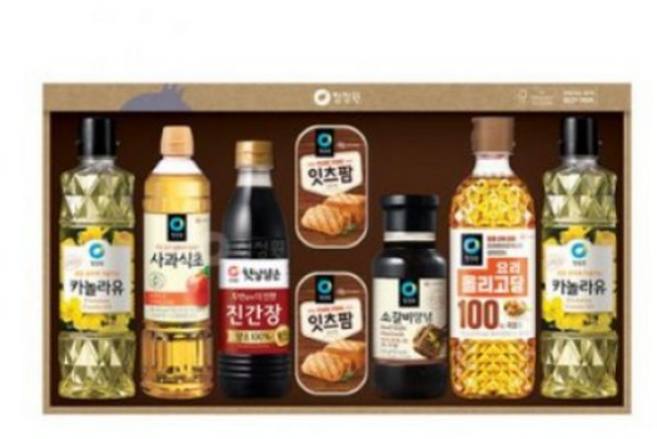 청정원 행복 3호 선물세트 + 쇼핑백, 4박스