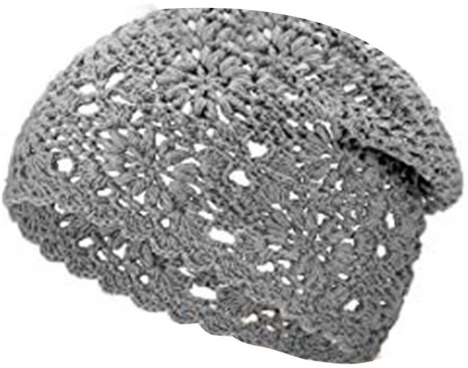 크로 셰 뜨개질 비니 모자 손수 만든 니트 컷 아웃 꽃 두개골 캡면 니트