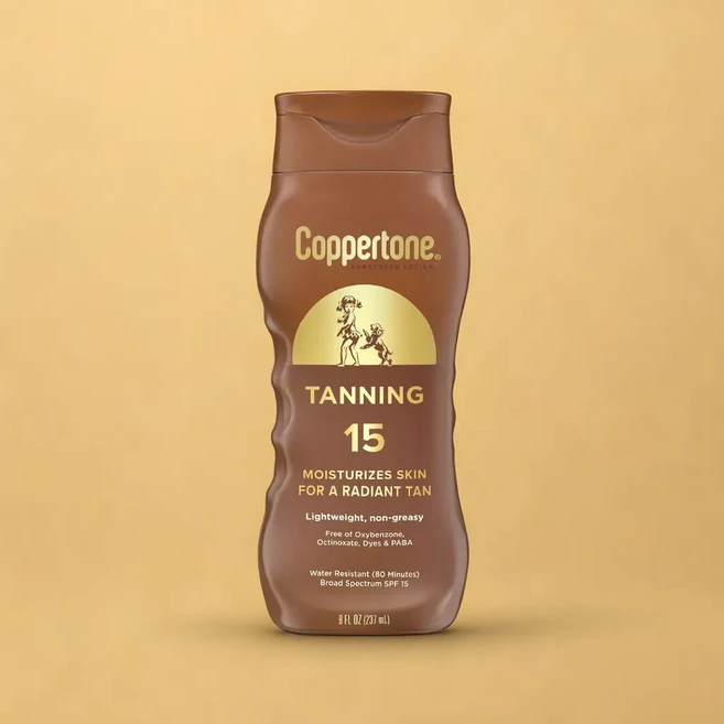 야외 태닝 로션 테닝 크림 자외선 차단 SPF15, 1개, 236ml - 쿠팡