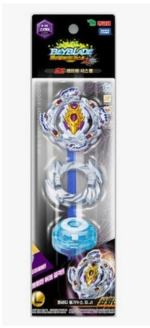 영실업 베이블레이드버스트 초제트 블러디 롱기누스.13.JI B-110 스타터 배틀팽이, 혼합 색상, 1개