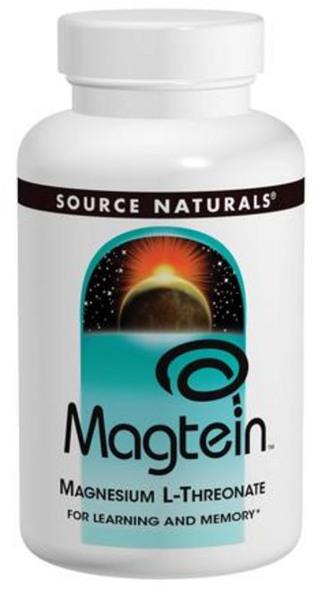 SOURCE NATURALS L-蘇糖酸鎂膠囊, 180顆, 1罐